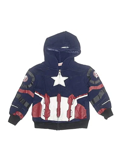Pre-owned Marvel Kids' Jacket In Blue