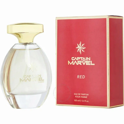 Marvel Ladies Captain Red Pour Femme Edp 3.4 oz Fragrances 810876037662 In Red   / Orange