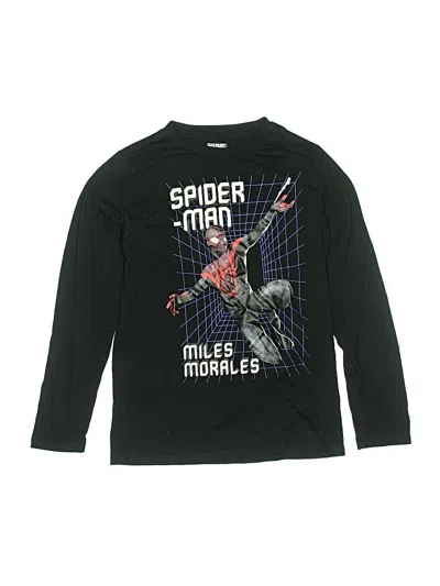 Pre-owned Marvel Kids' Long Sleeve T-shirt In Black