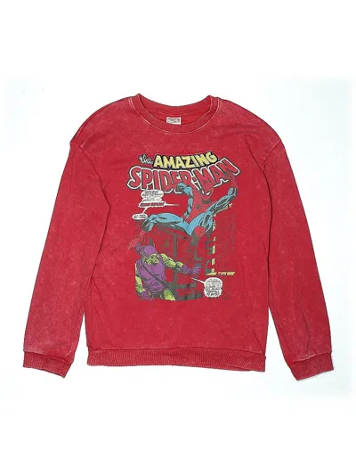 Pre-owned Marvel Kids' Long Sleeve T-shirt In Red