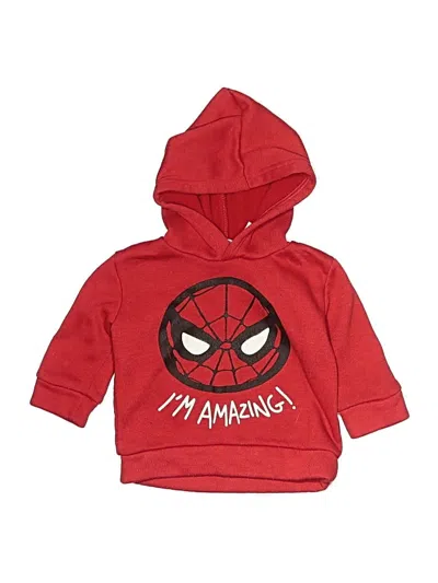 Pre-owned Marvel Babies' Long Sleeve Top Red Tops