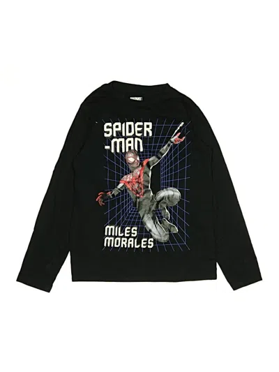 Pre-owned Marvel Kids' Long Sleeve T-shirt In Black
