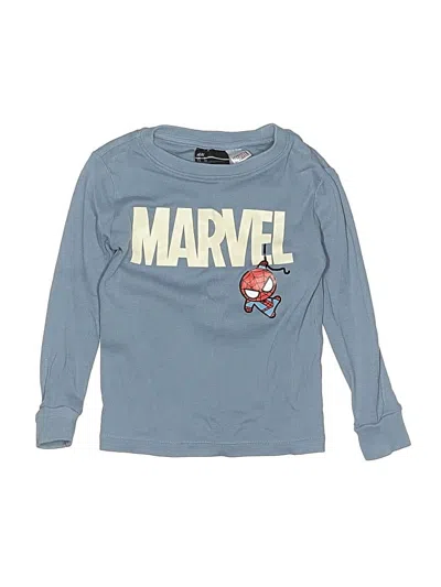 Pre-owned Marvel Kids' Long Sleeve T-shirt In Blue