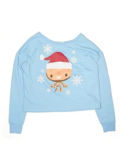 Pre-owned Marvel Kids' Long Sleeve T-shirt In Blue