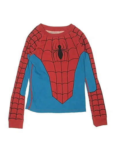 Pre-owned Marvel Kids' Long Sleeve T-shirt In Blue