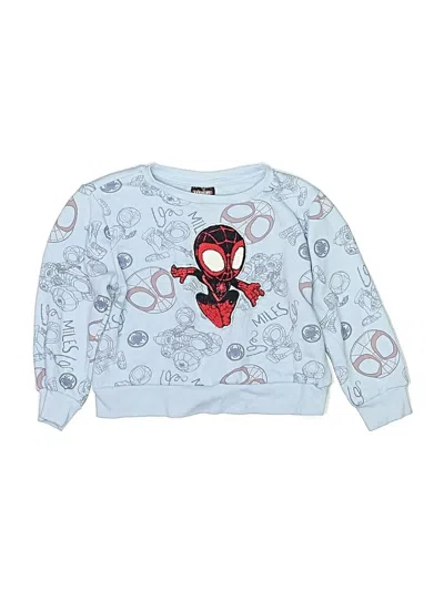 Pre-owned Marvel Kids' Long Sleeve T-shirt In Blue