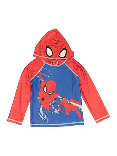 Pre-owned Marvel Kids' Long Sleeve T-shirt In Red