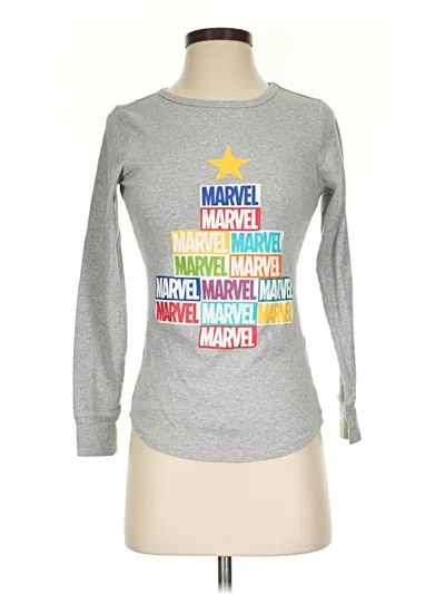 Pre-owned Marvel Long Sleeve T-shirt In Silver