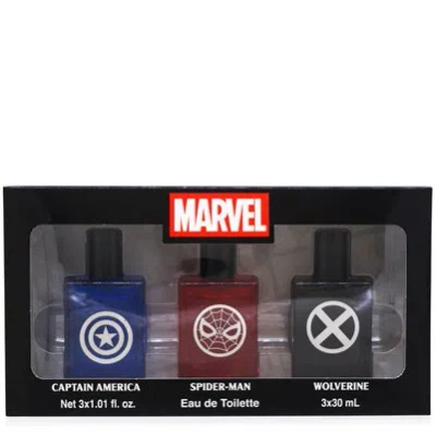 Marvel Character Trio Fragrance Set In Multicolor