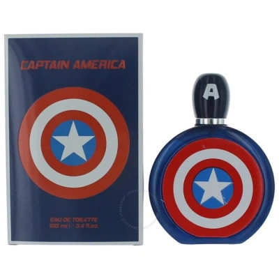 Marvel Men's Captain America Edt 3.4 oz Fragrances 810876033329 In White