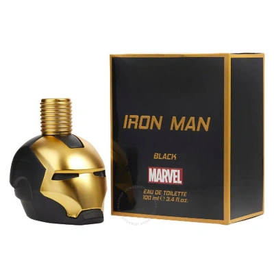 Marvel Men's Iron Man Black Edt Spray 3.4 oz Fragrances 810876037556 In Black / Olive