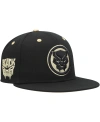 MARVEL MEN'S MARVEL BLACK BLACK PANTHER FITTED HAT