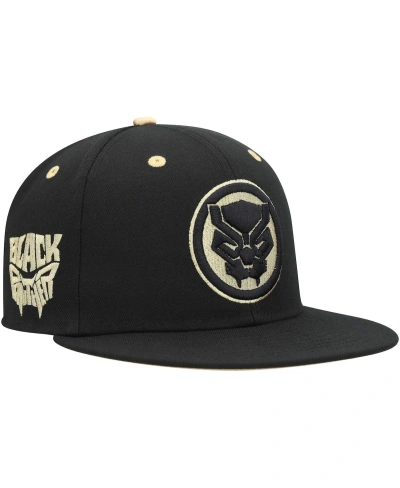 Marvel Men's  Black Black Panther Fitted Hat
