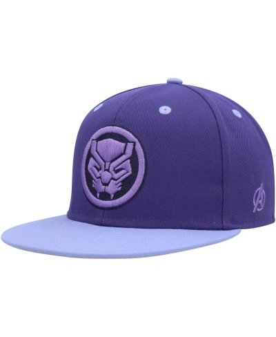 Marvel Men's  Purple Black Panther Fitted Hat