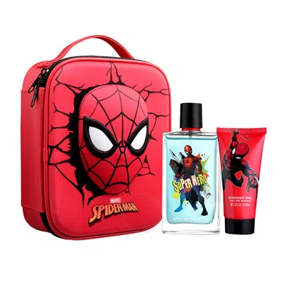 Marvel Men's Spiderman Gift Set Kids Fragrances 8411114081489 In White