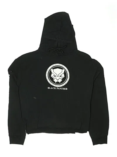 Pre-owned Marvel Kids' Pullover Hoodie In Black