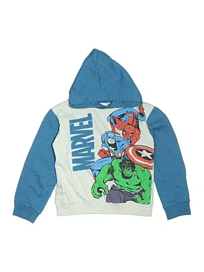 Pre-owned Marvel Kids' Pullover Hoodie In Blue