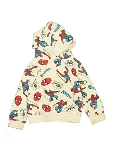 Pre-owned Marvel Kids' Pullover Hoodie In Ivory