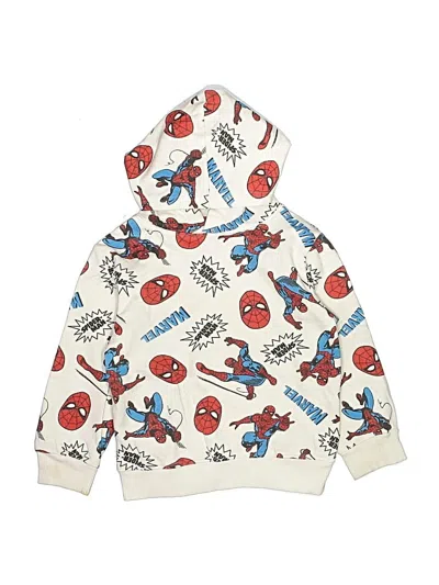 Pre-owned Marvel Kids' Pullover Hoodie In Ivory