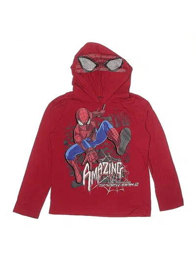 Pre-owned Marvel Kids' Pullover Hoodie In Red