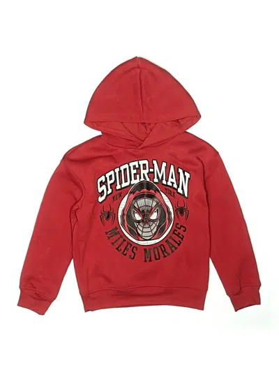 Pre-owned Marvel Kids' Pullover Hoodie In Red