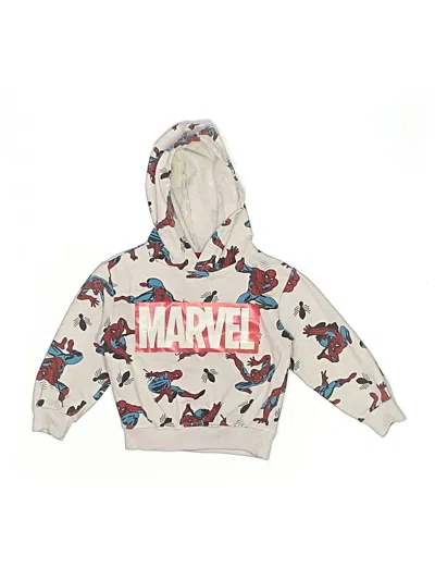 Pre-owned Marvel Kids' Pullover Hoodie In Silver