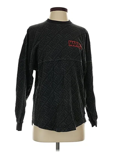 Pre-owned Marvel Pullover Sweater In Black