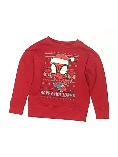 Pre-owned Marvel Kids' Pullover Sweater In Red