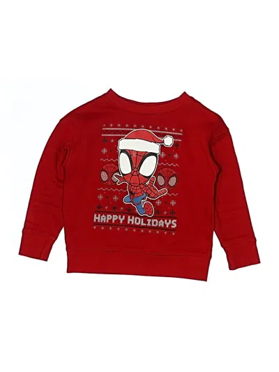 Pre-owned Marvel Kids' Pullover Sweater In Red