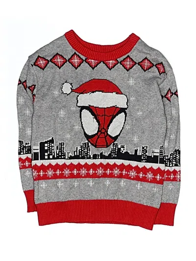Pre-owned Marvel Kids' Pullover Sweater In Silver