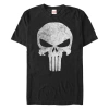 Marvel Punisher Distressed Skull Logo Graphic T-shirt In Multi
