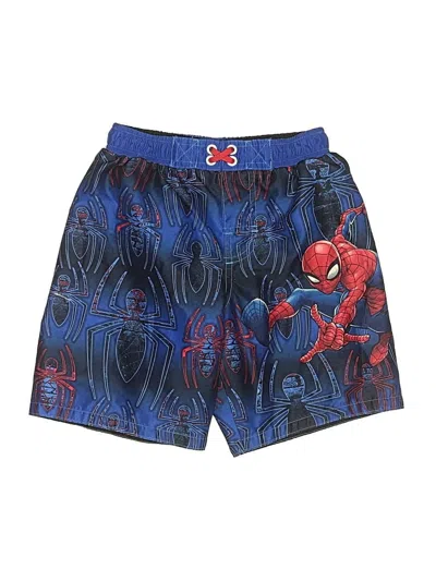 Pre-owned Marvel Kids' Rash Guard In Blue