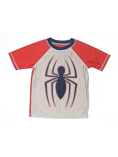 Pre-owned Marvel Kids' Rash Guard In Red