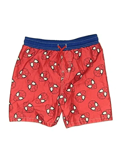 Pre-owned Marvel Kids' Rash Guard In Red