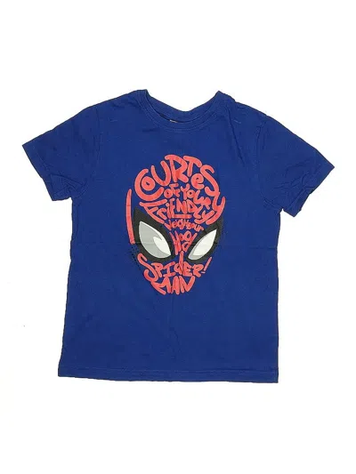 Pre-owned Marvel Kids' Short Sleeve T-shirt In Blue