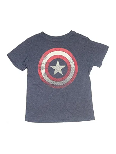 Pre-owned Marvel Kids' Short Sleeve Top Gray Tops