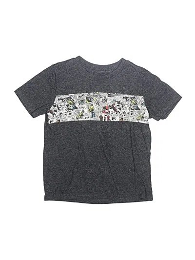 Pre-owned Marvel Kids' Short Sleeve Top Gray Tops