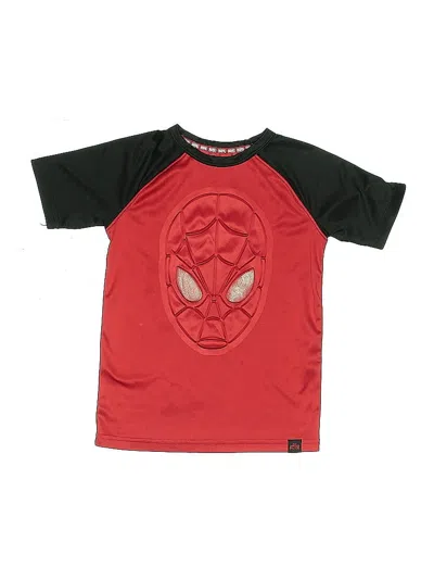 Pre-owned Marvel Kids' Short Sleeve Top Red Tops
