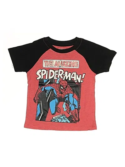 Pre-owned Marvel Kids' Short Sleeve Top Red Tops