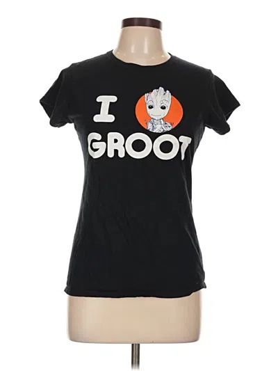 Pre-owned Marvel Short Sleeve T-shirt In Black