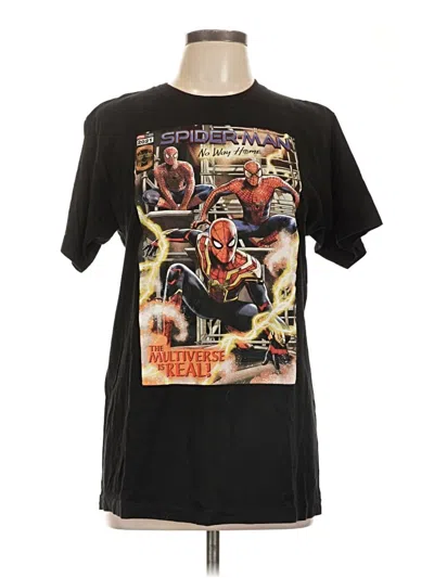 Pre-owned Marvel Short Sleeve T-shirt In Black