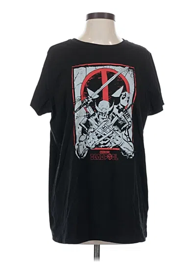Pre-owned Marvel Short Sleeve T-shirt In Black
