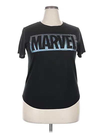 Pre-owned Marvel Short Sleeve T-shirt In Black