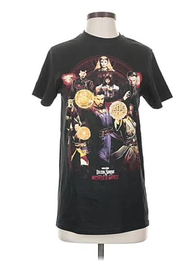 Pre-owned Marvel Short Sleeve T-shirt In Black