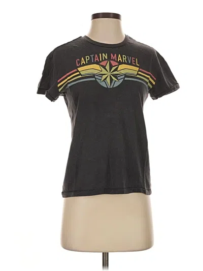 Pre-owned Marvel Short Sleeve T-shirt In Black