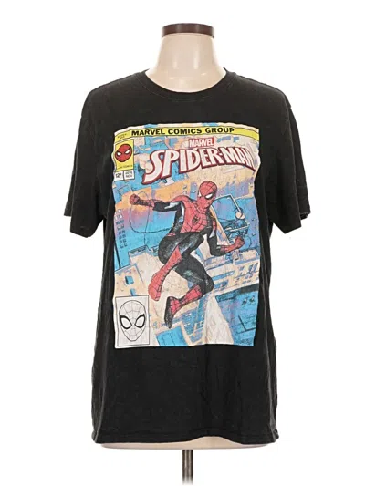 Pre-owned Marvel Short Sleeve T-shirt In Black