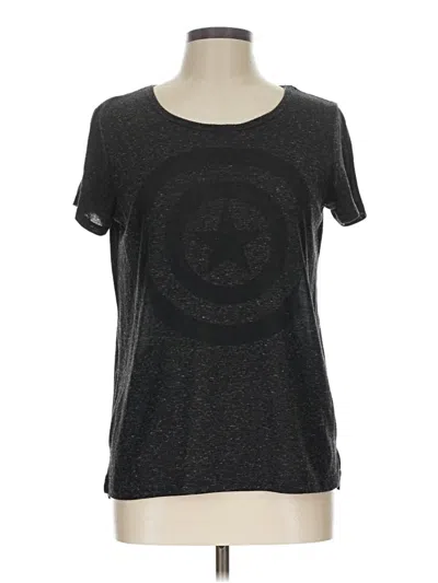 Pre-owned Marvel Short Sleeve T-shirt In Black
