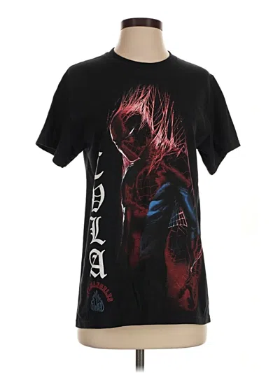 Pre-owned Marvel Short Sleeve T-shirt In Black