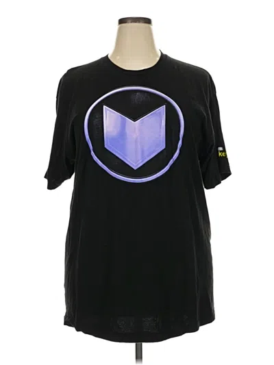 Pre-owned Marvel Short Sleeve T-shirt In Black