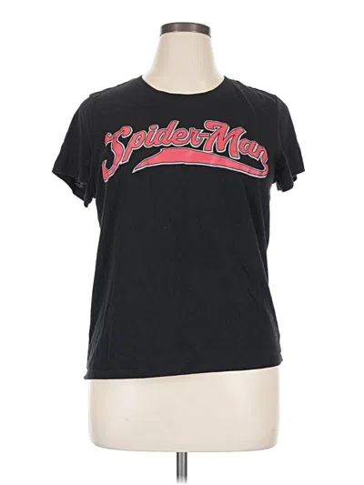 Pre-owned Marvel Short Sleeve T-shirt In Black